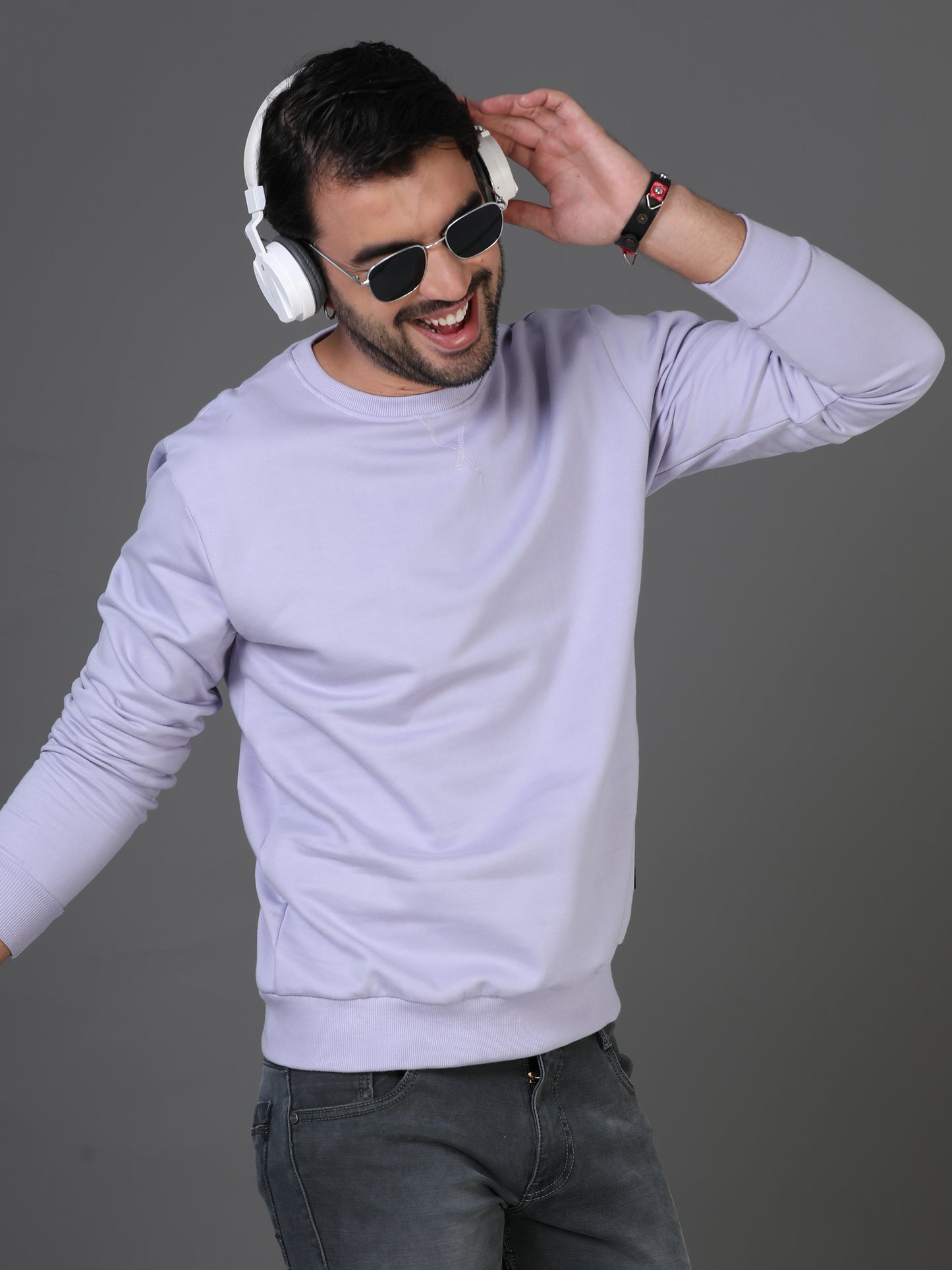 Lavender Plain Sweatshirt