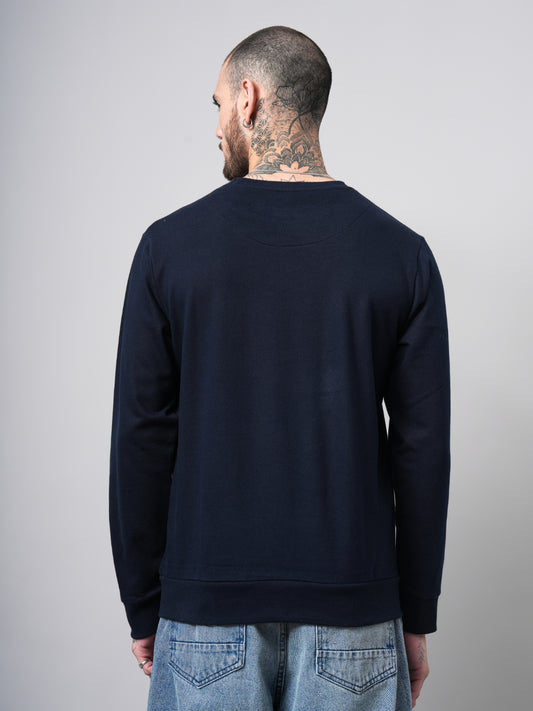 Solid Navy Sweatshirt