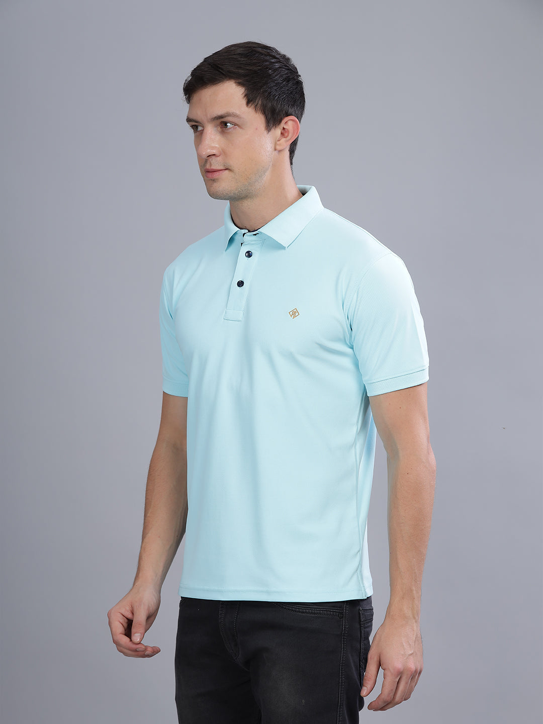 Mint Blue Dryfit Polo T-Shirt