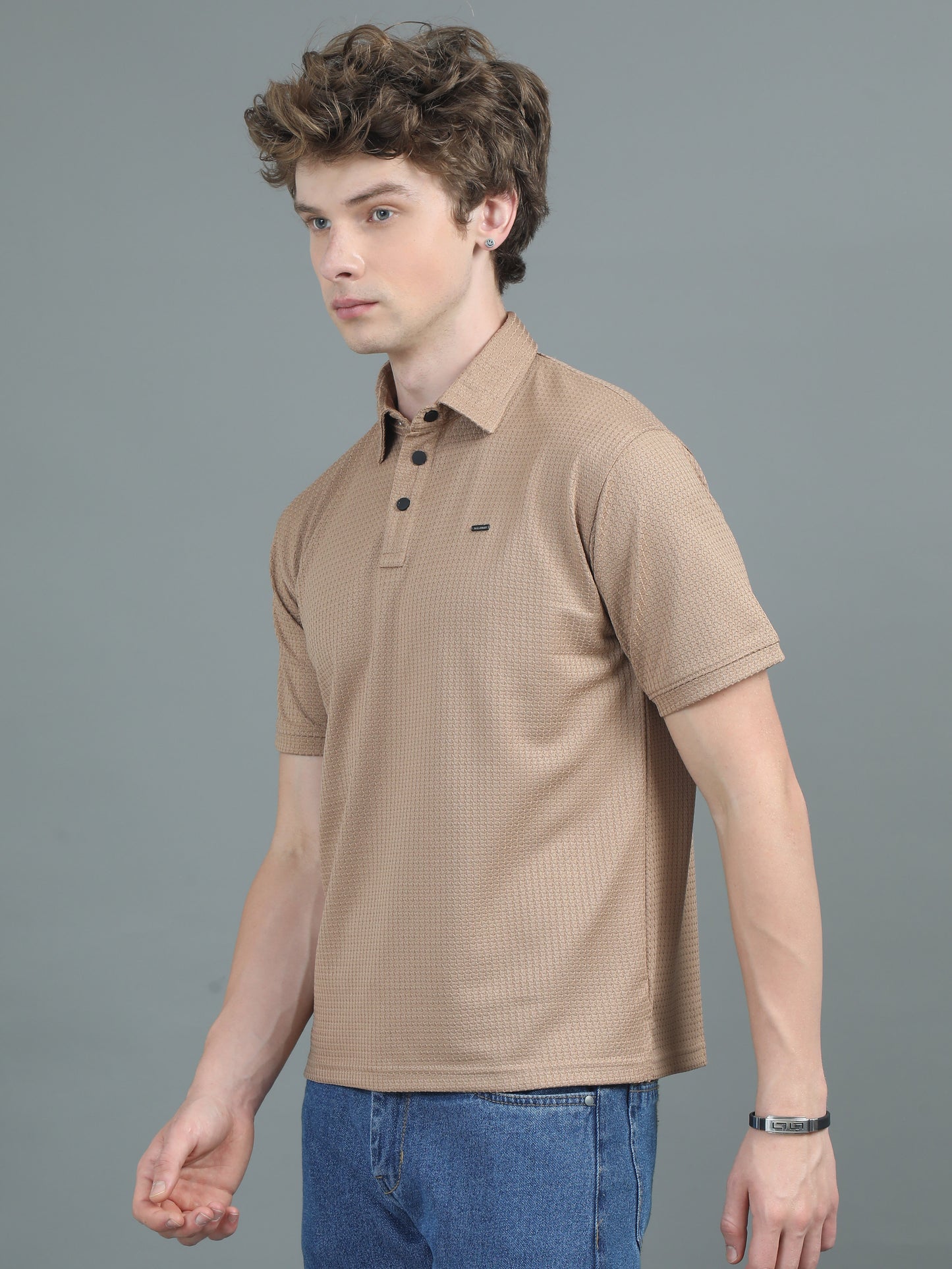 Ripple Polo Brown T-Shirt