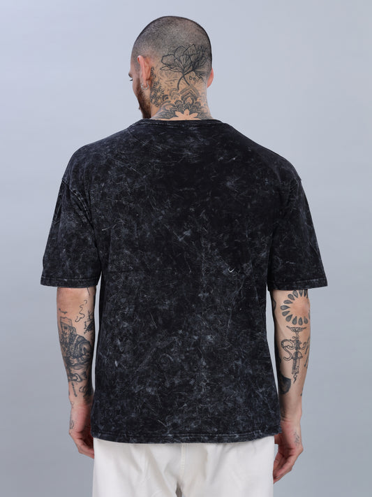 Skull Oversized Black T-Shirt