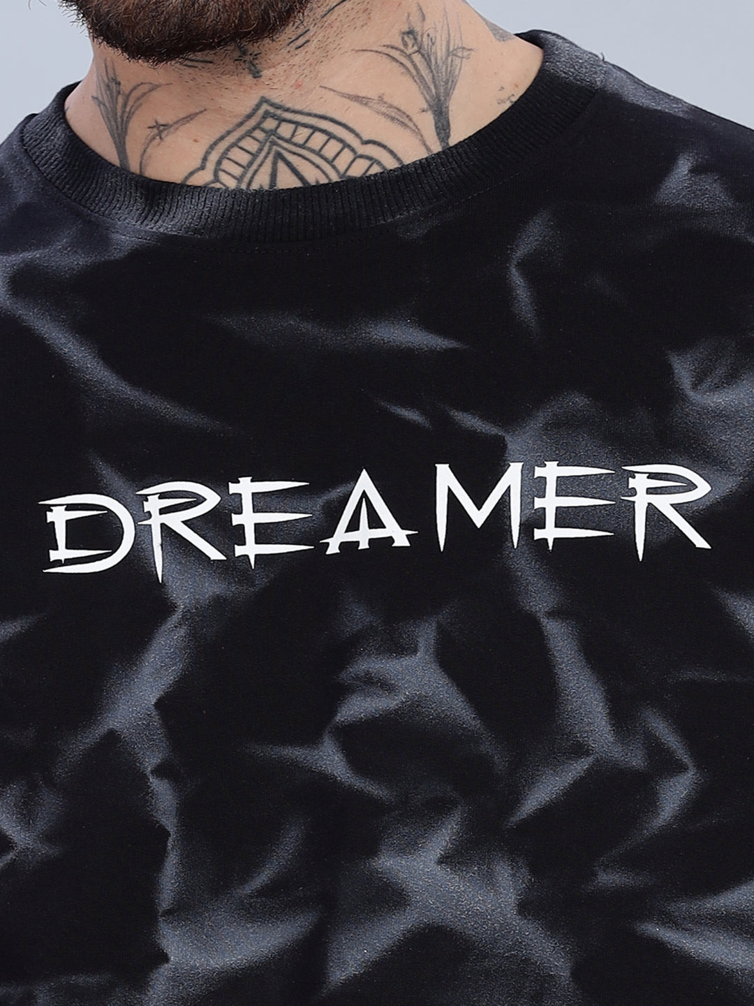 Dreamer Oversized Black T-Shirt