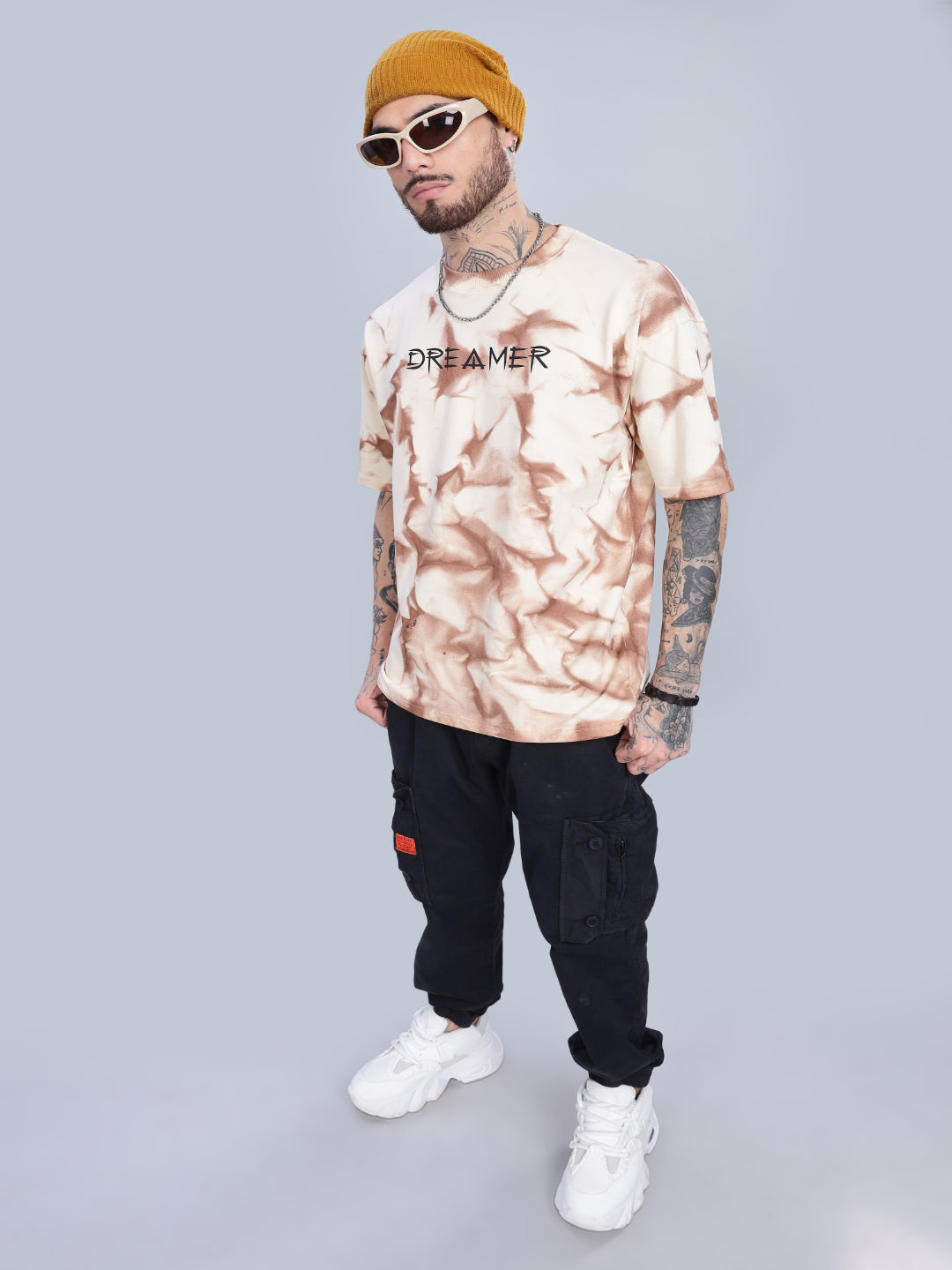 Dreamer Oversized Cream T-Shirt
