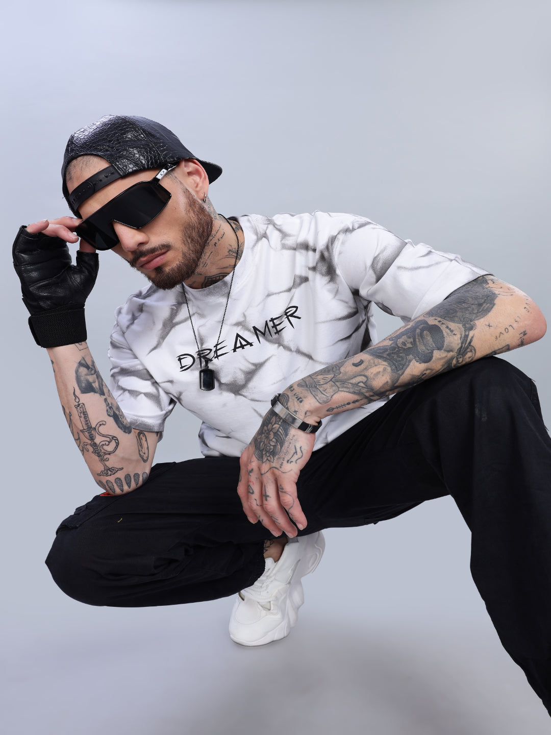 Dreamer Oversized White T-Shirt