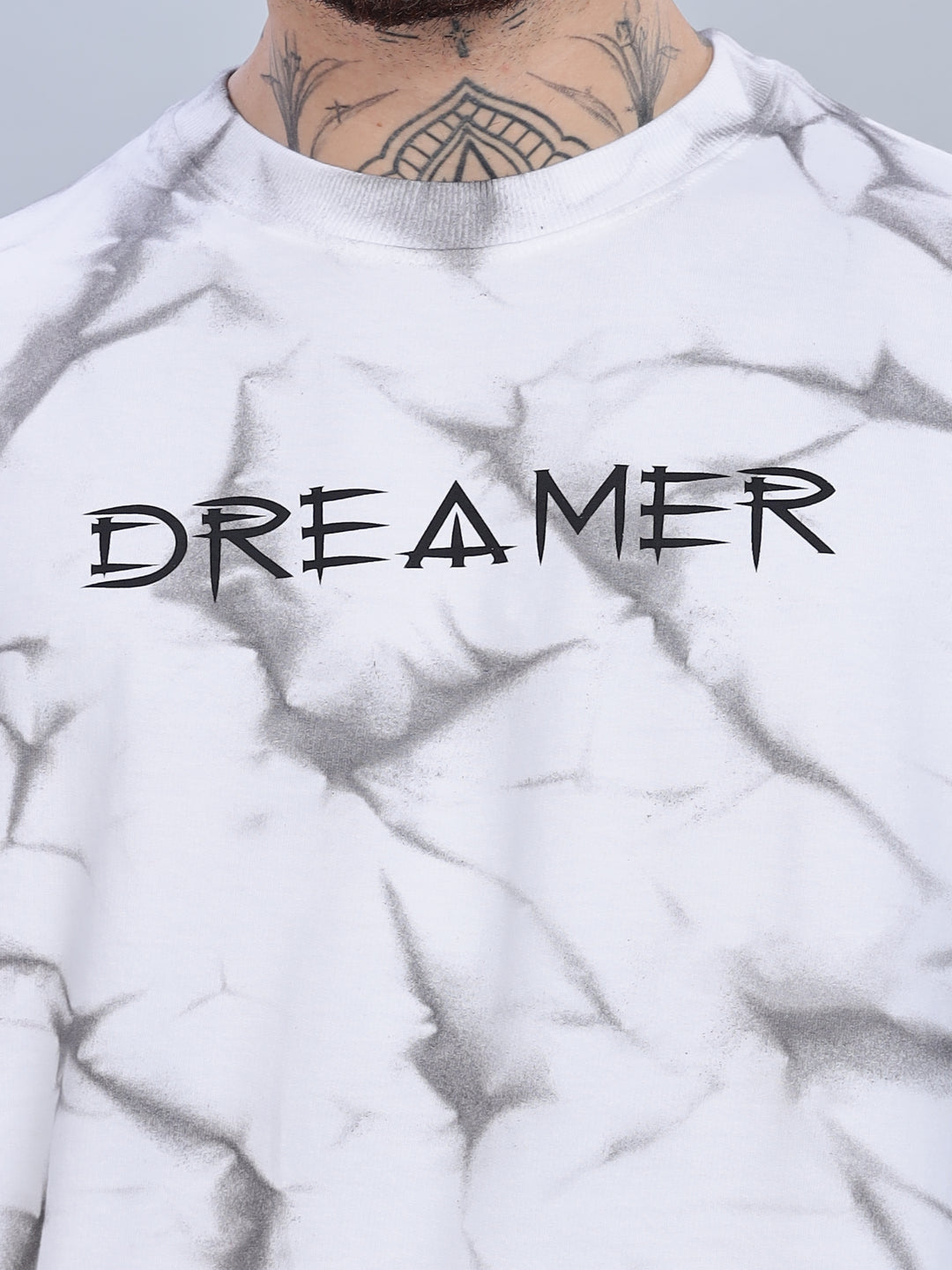 Dreamer Oversized White T-Shirt