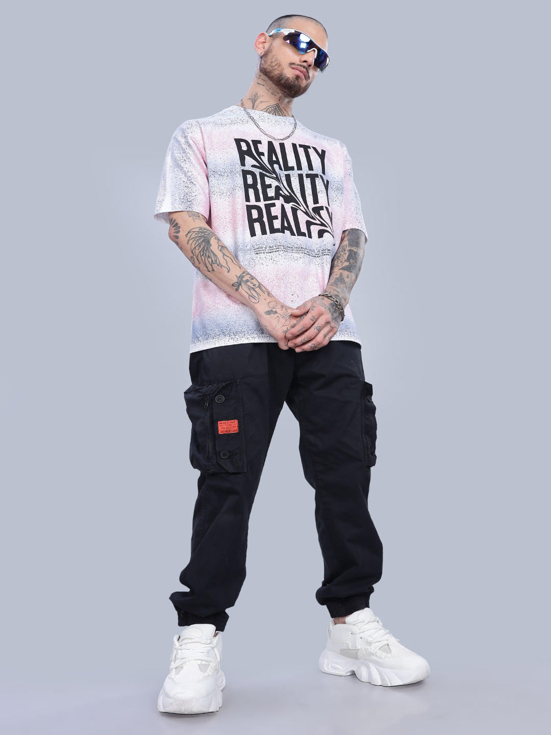 Reality Oversized Pink T-Shirt