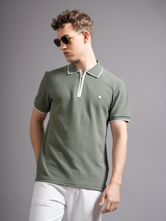 Aurel Green Polo T-Shirt