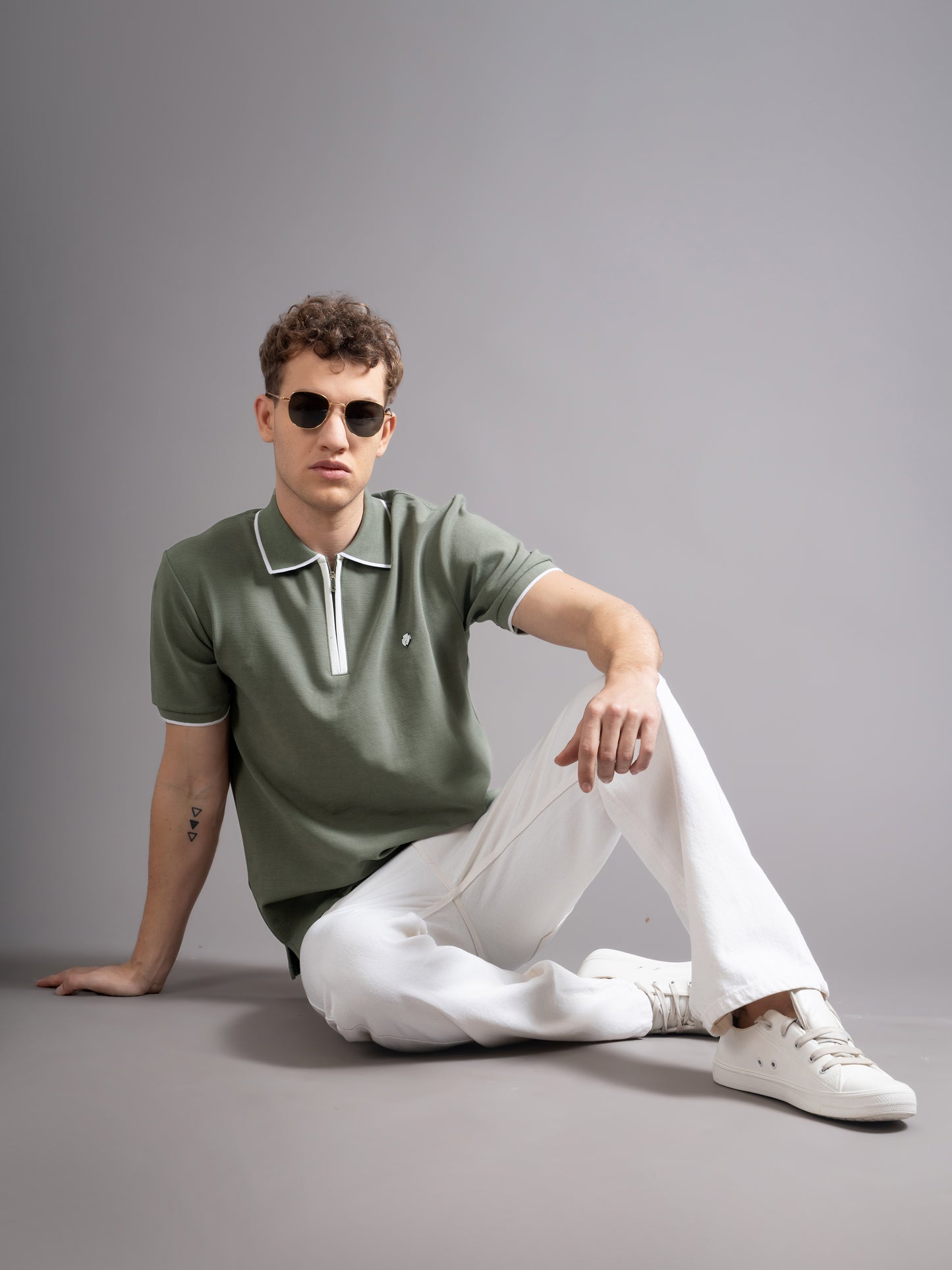 Aurel Green Polo T-Shirt