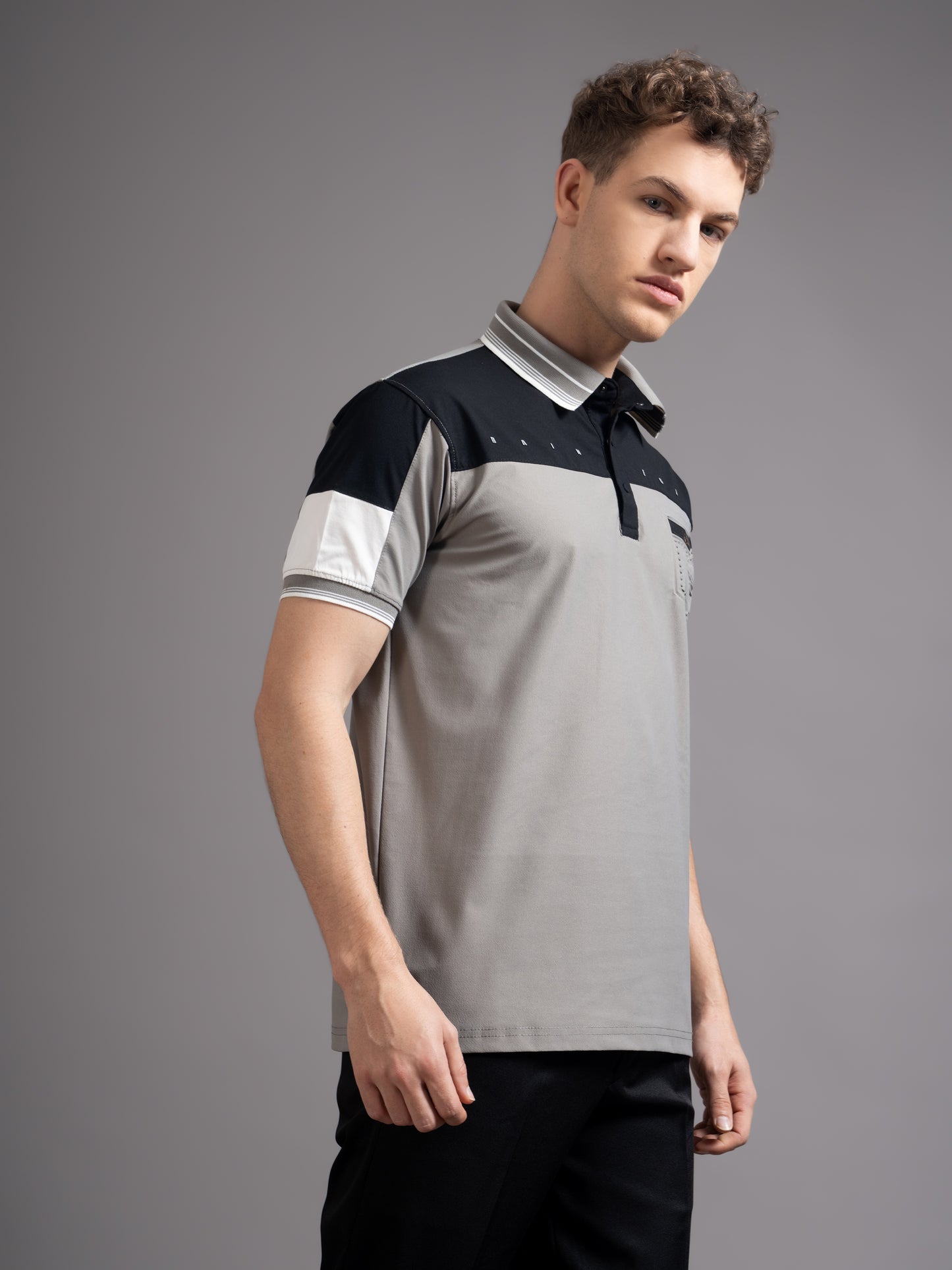 Bergen Grey Polo T-Shirt
