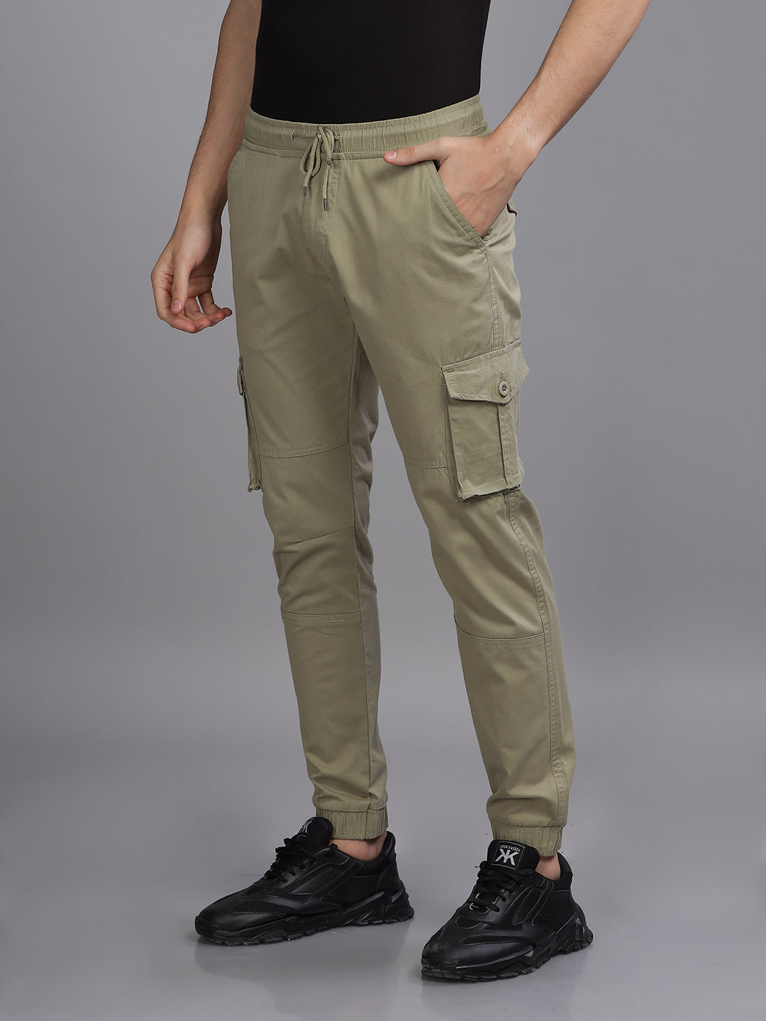 Twill Green Cargo Pant
