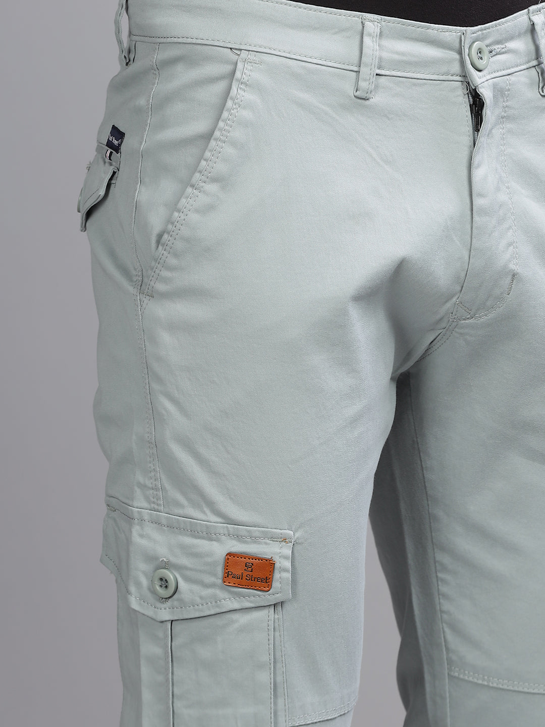Twill Blue Cargo Pant