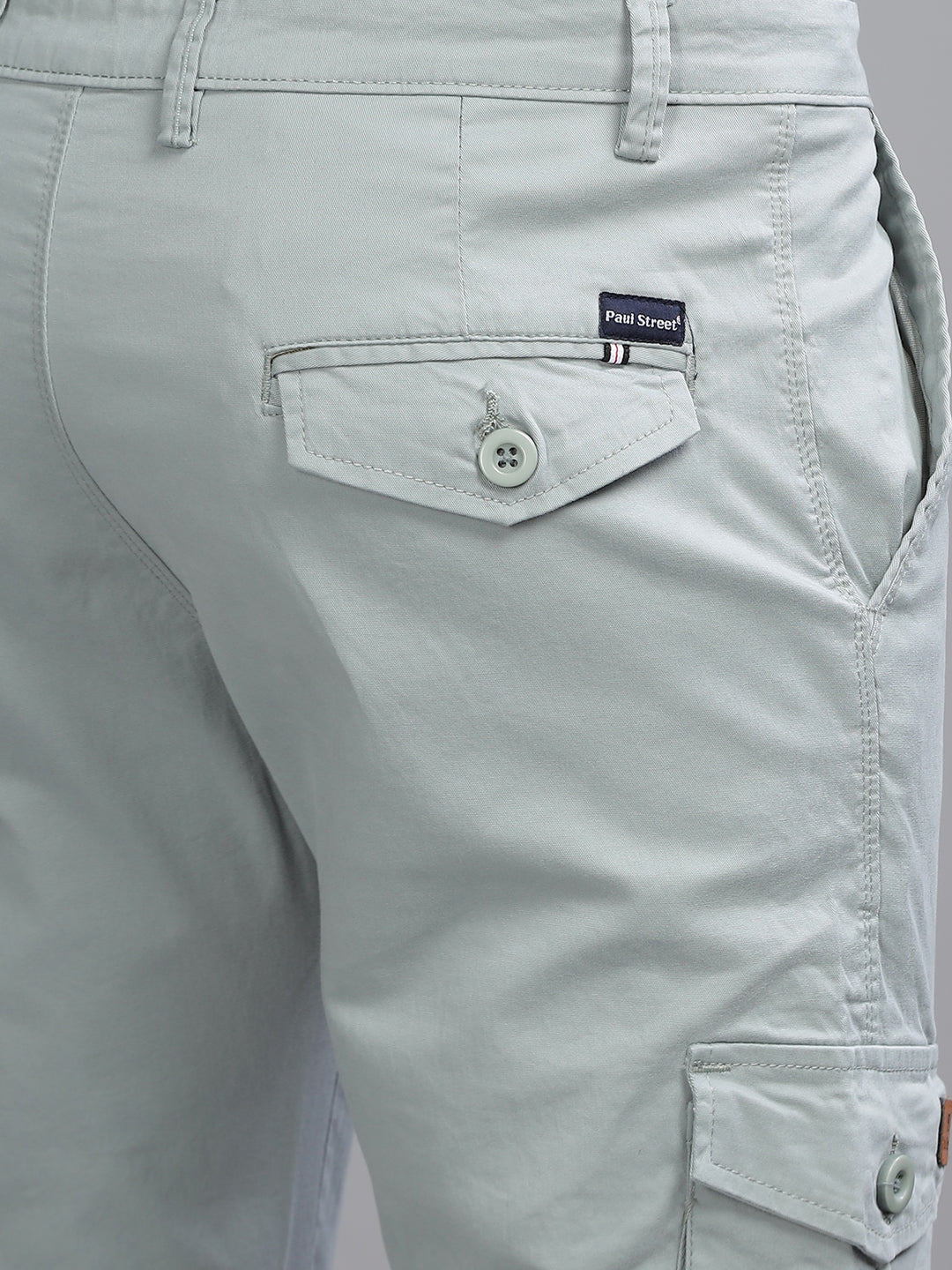 Twill Blue Cargo Pant