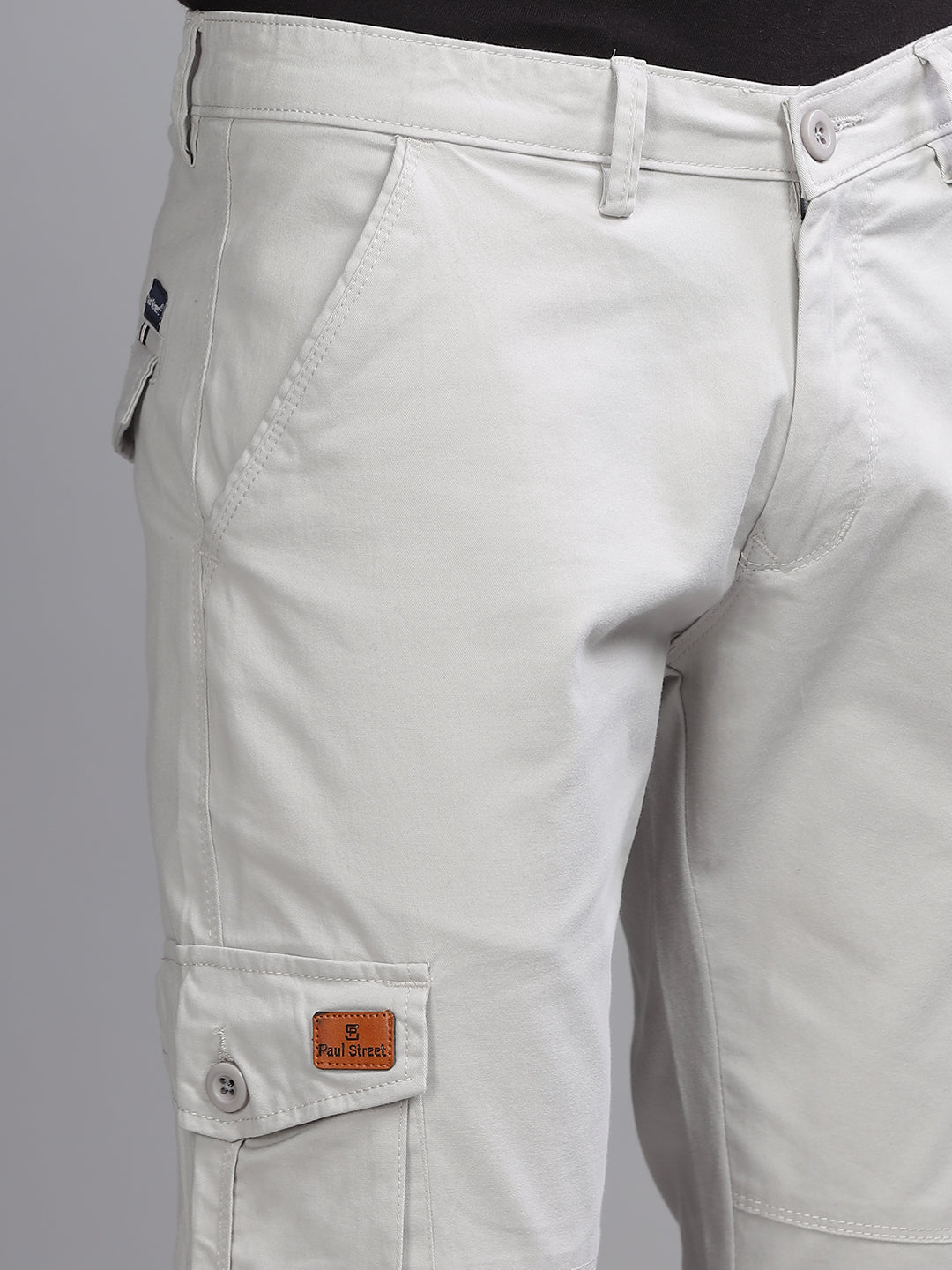 Twill Silver Grey Cargo Pant