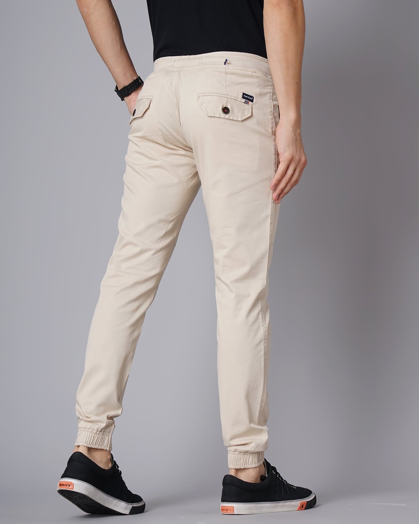 Twill Off White Jogger