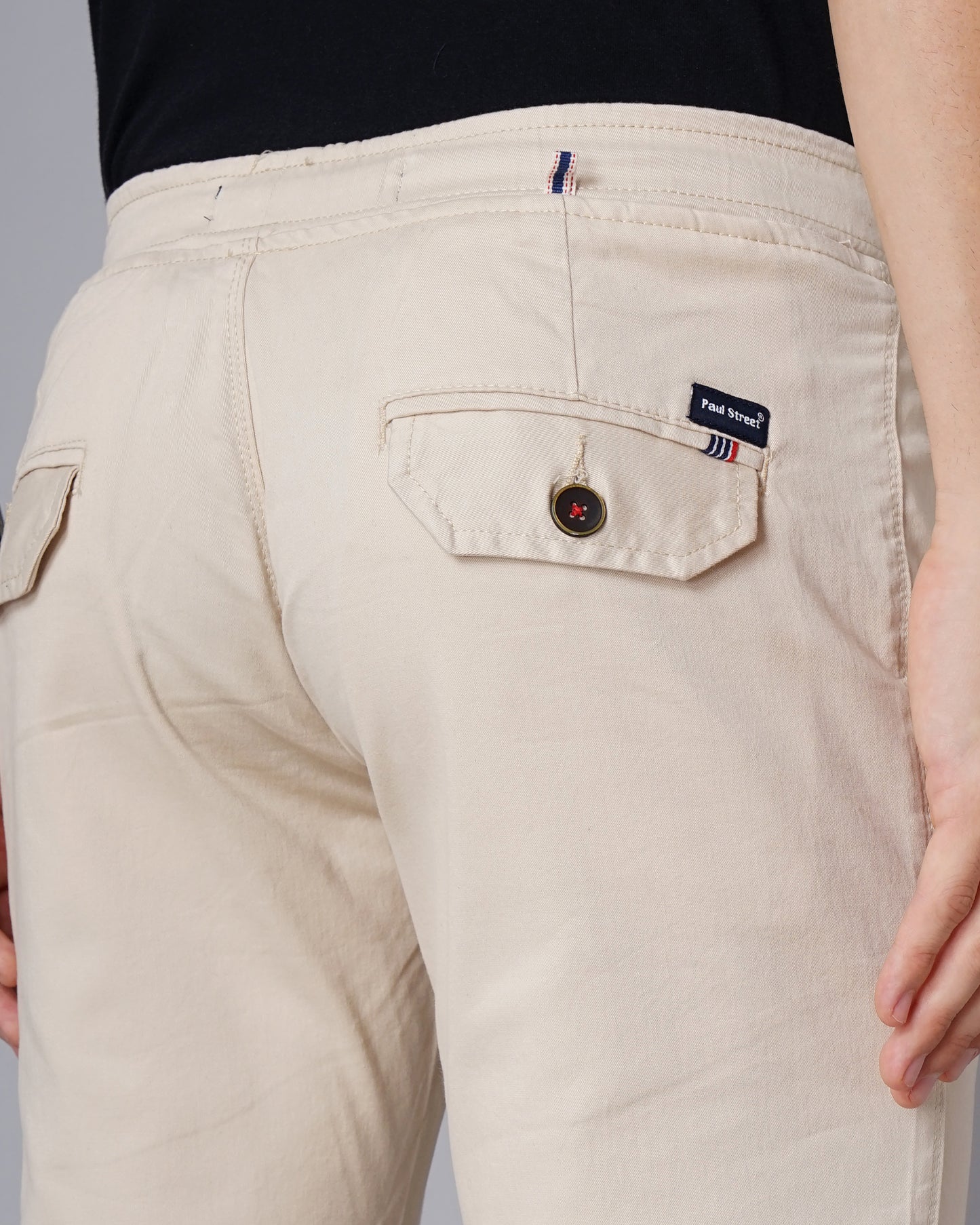 Twill Off White Jogger