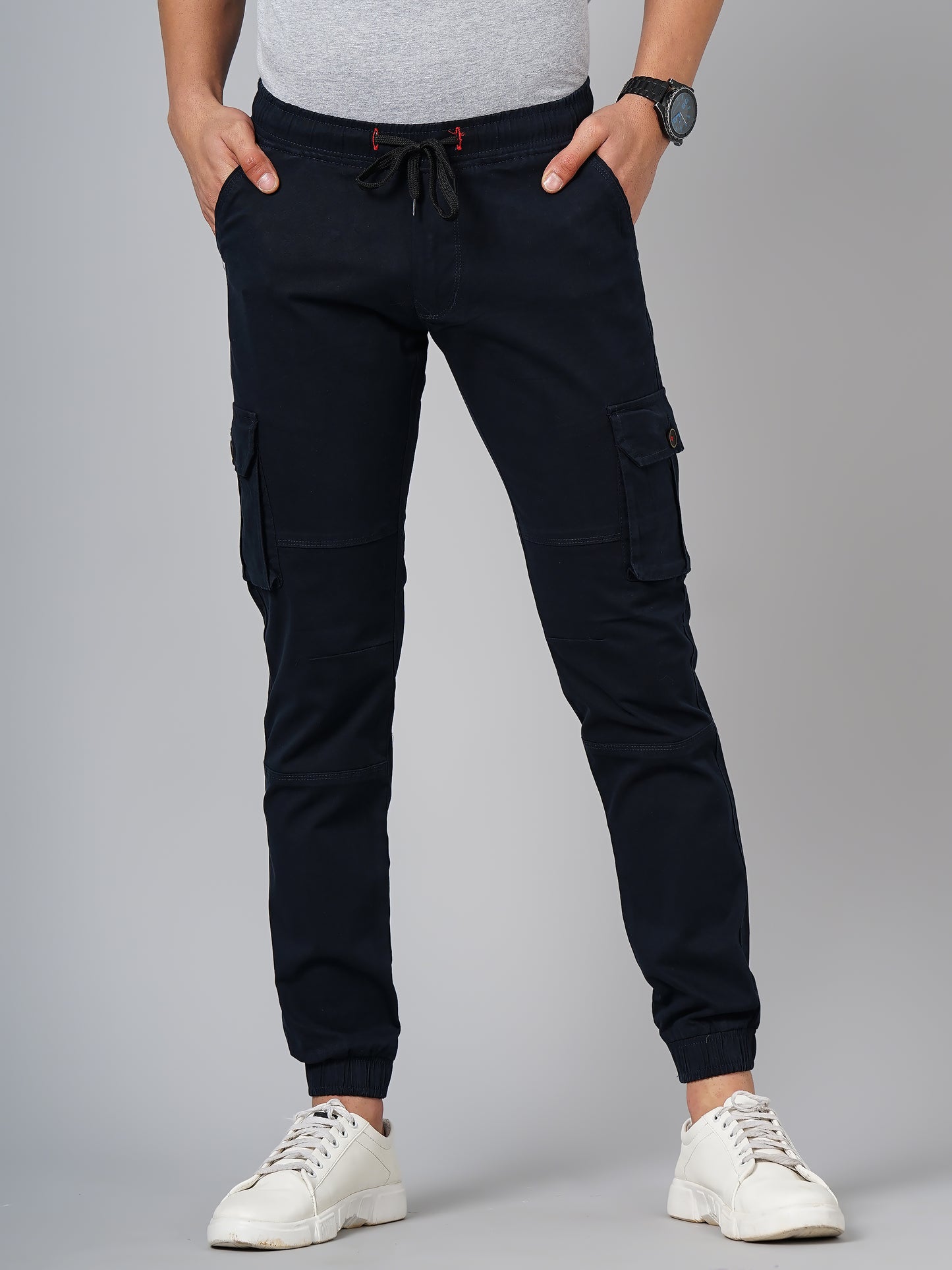 Twill Navy Cargo Pant