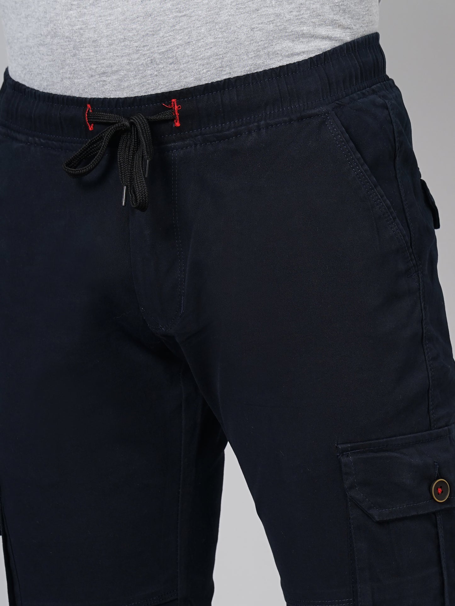 Twill Navy Cargo Pant
