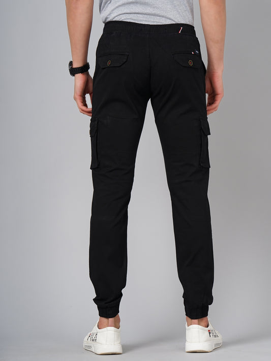 Twill Black Cargo Pant
