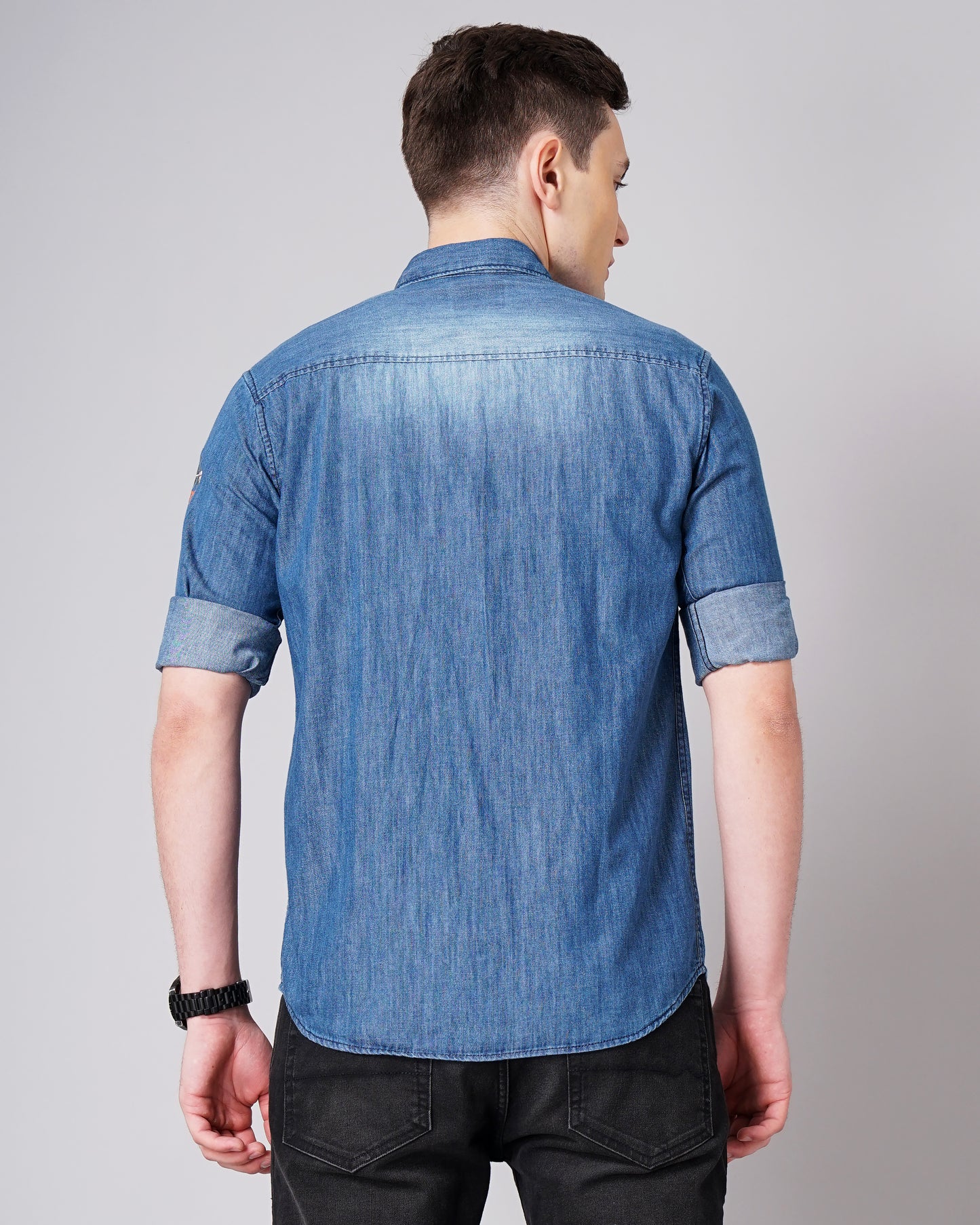 Raw Denim Dark Blue Shirt