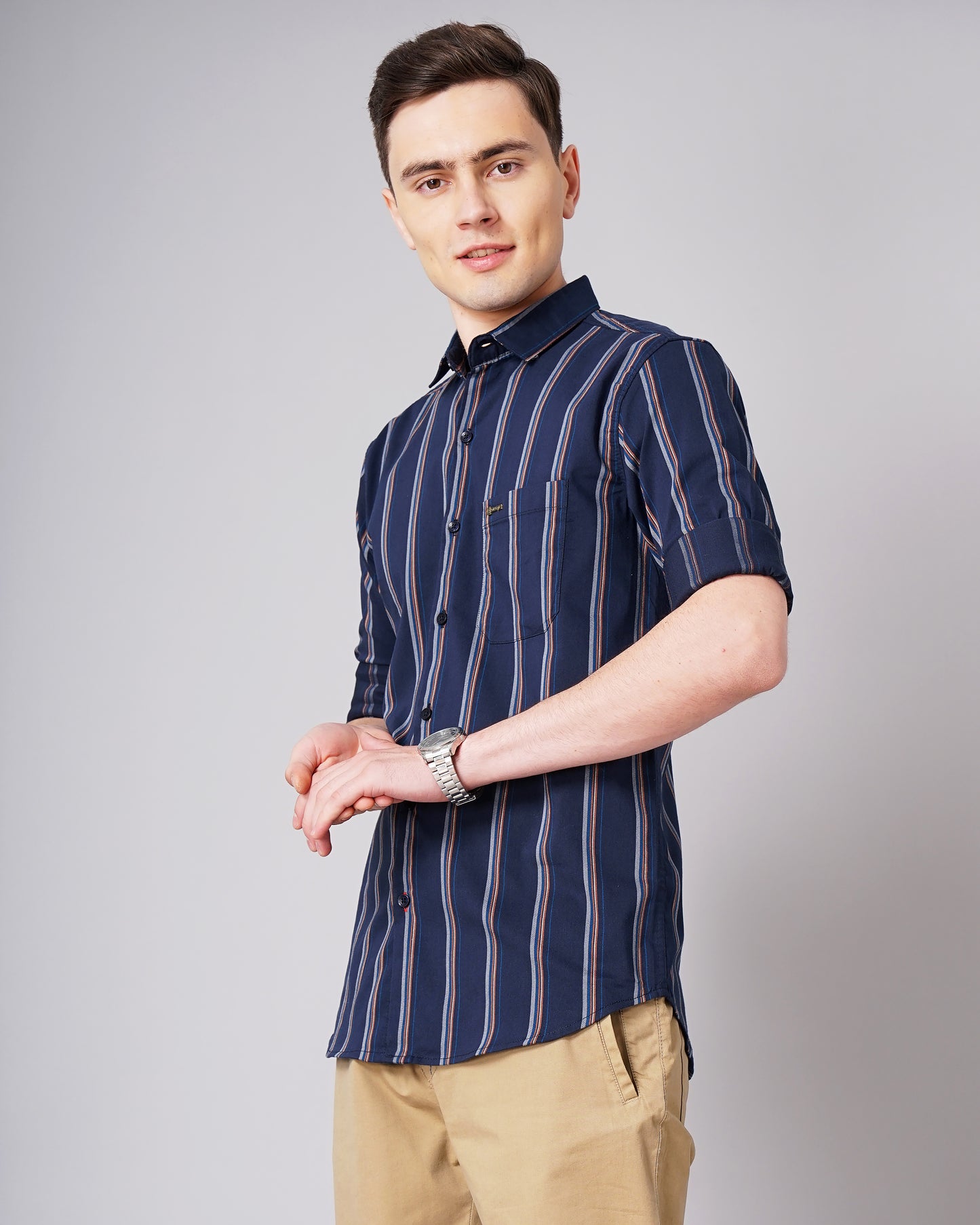 Ducky Blue Striped Shirt