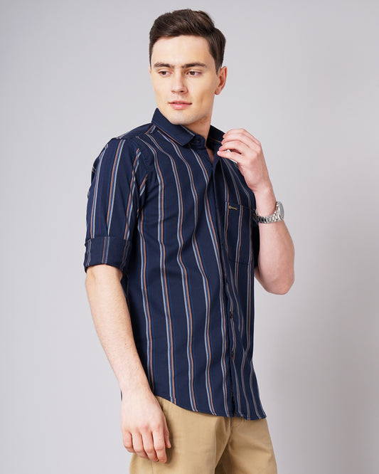 Ducky Blue Striped Shirt