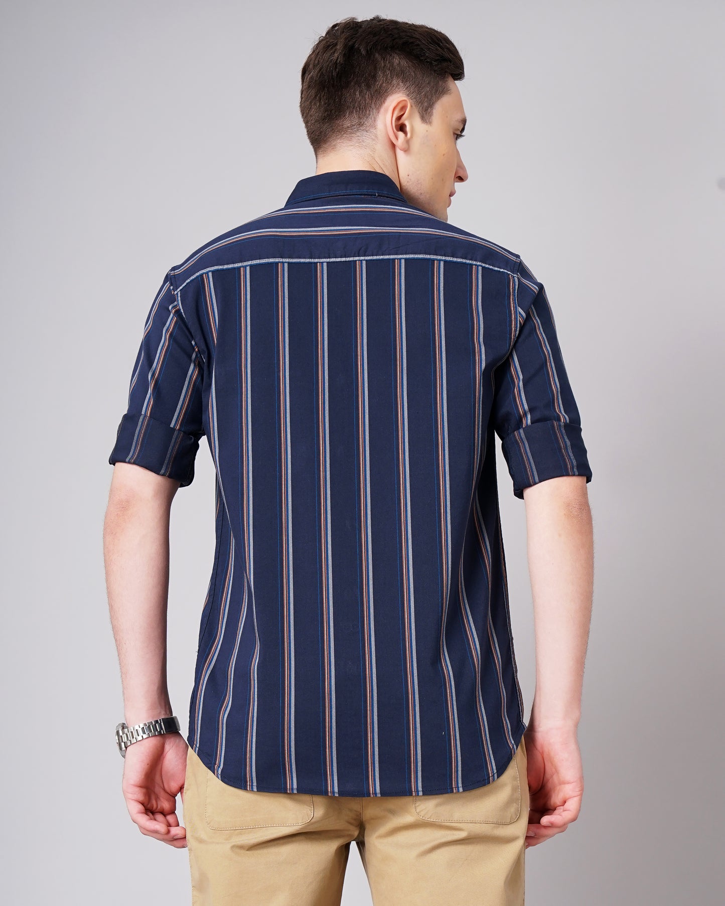 Ducky Blue Striped Shirt