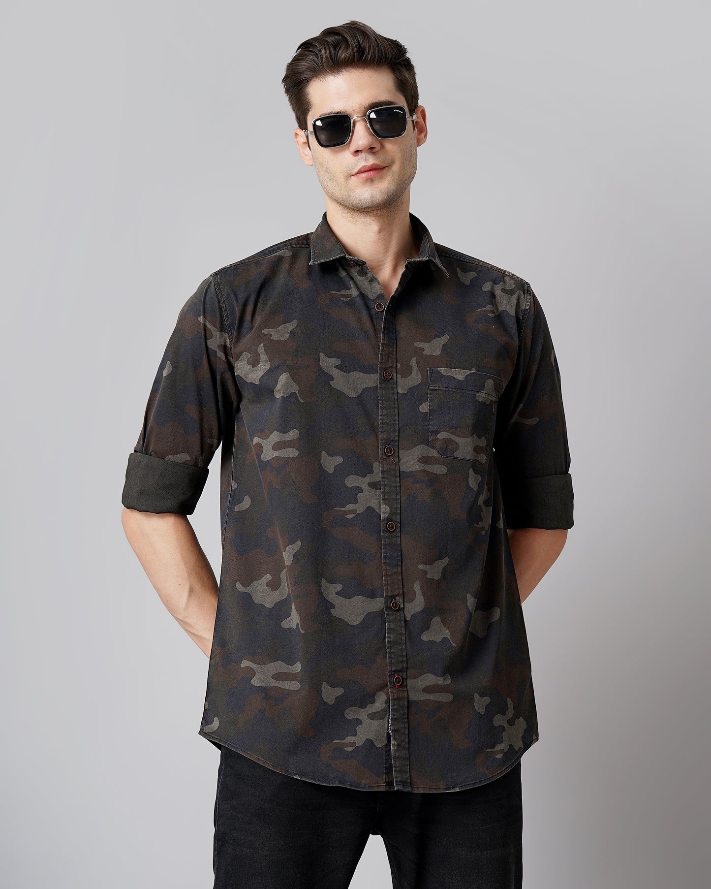 Camouflage Black Shirt