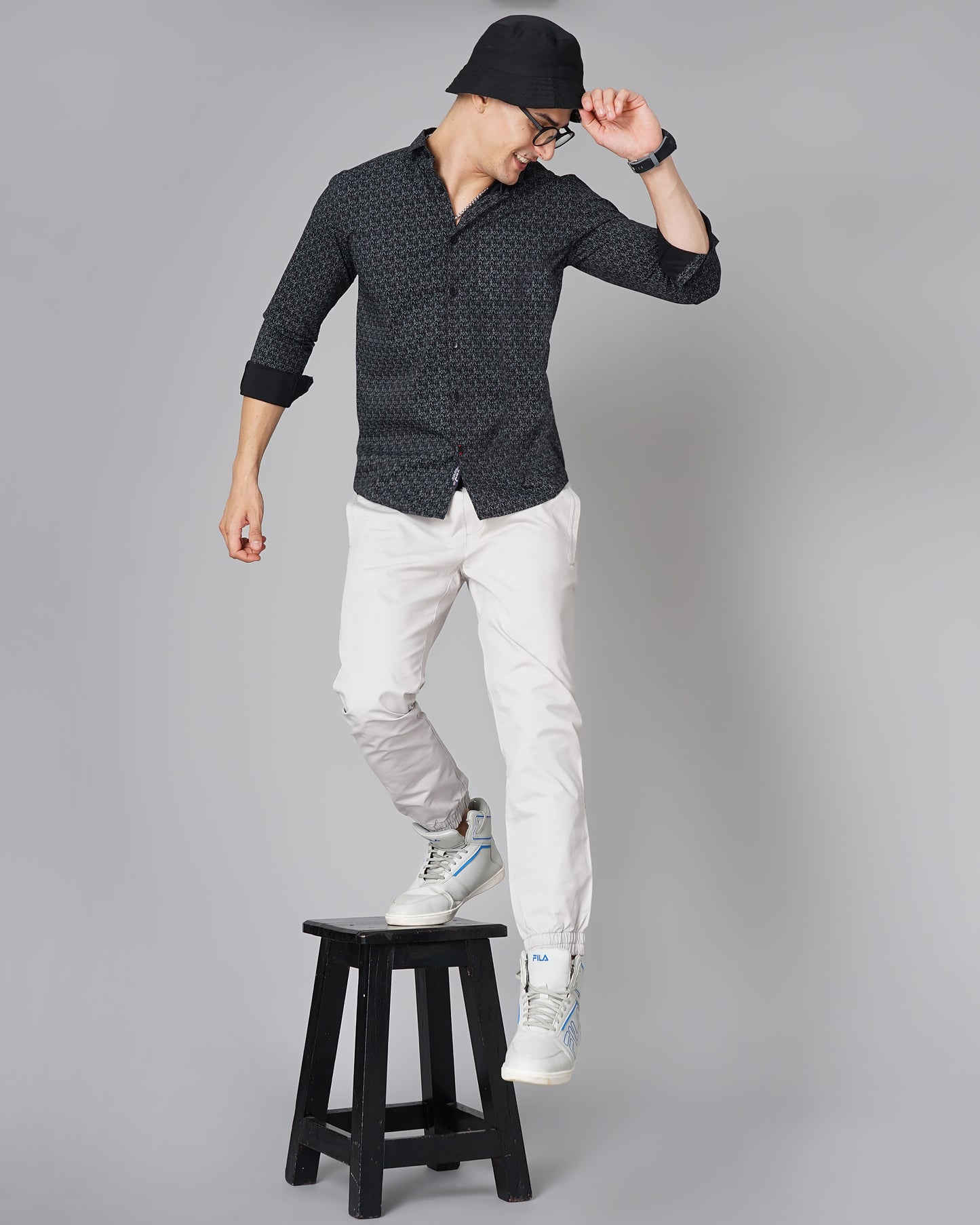 Ripple Black Shirt