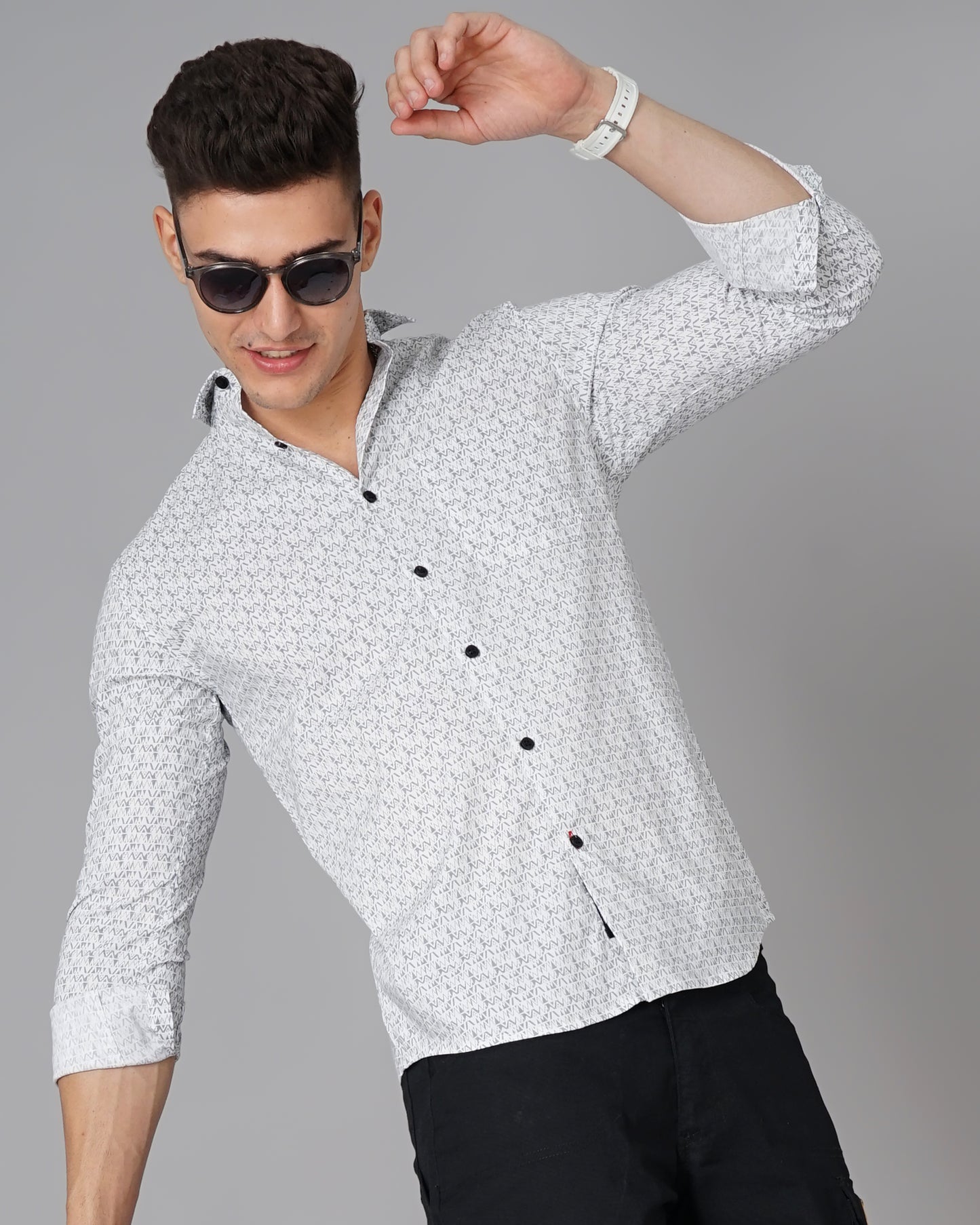 Ripple White Shirt