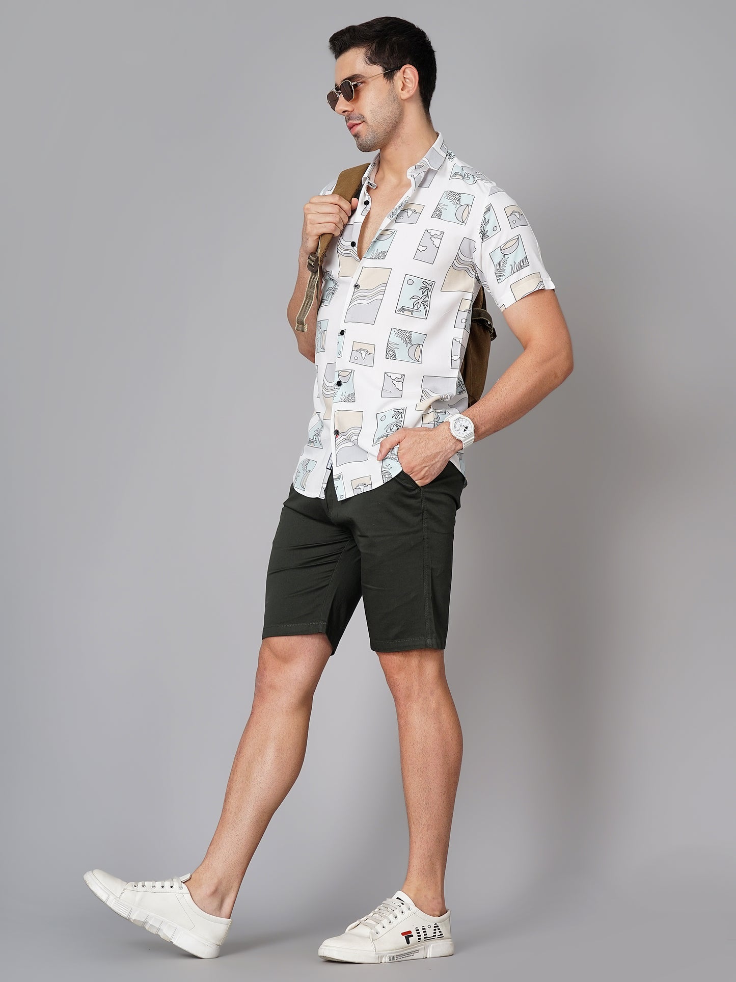 Coast White Grey Shirt