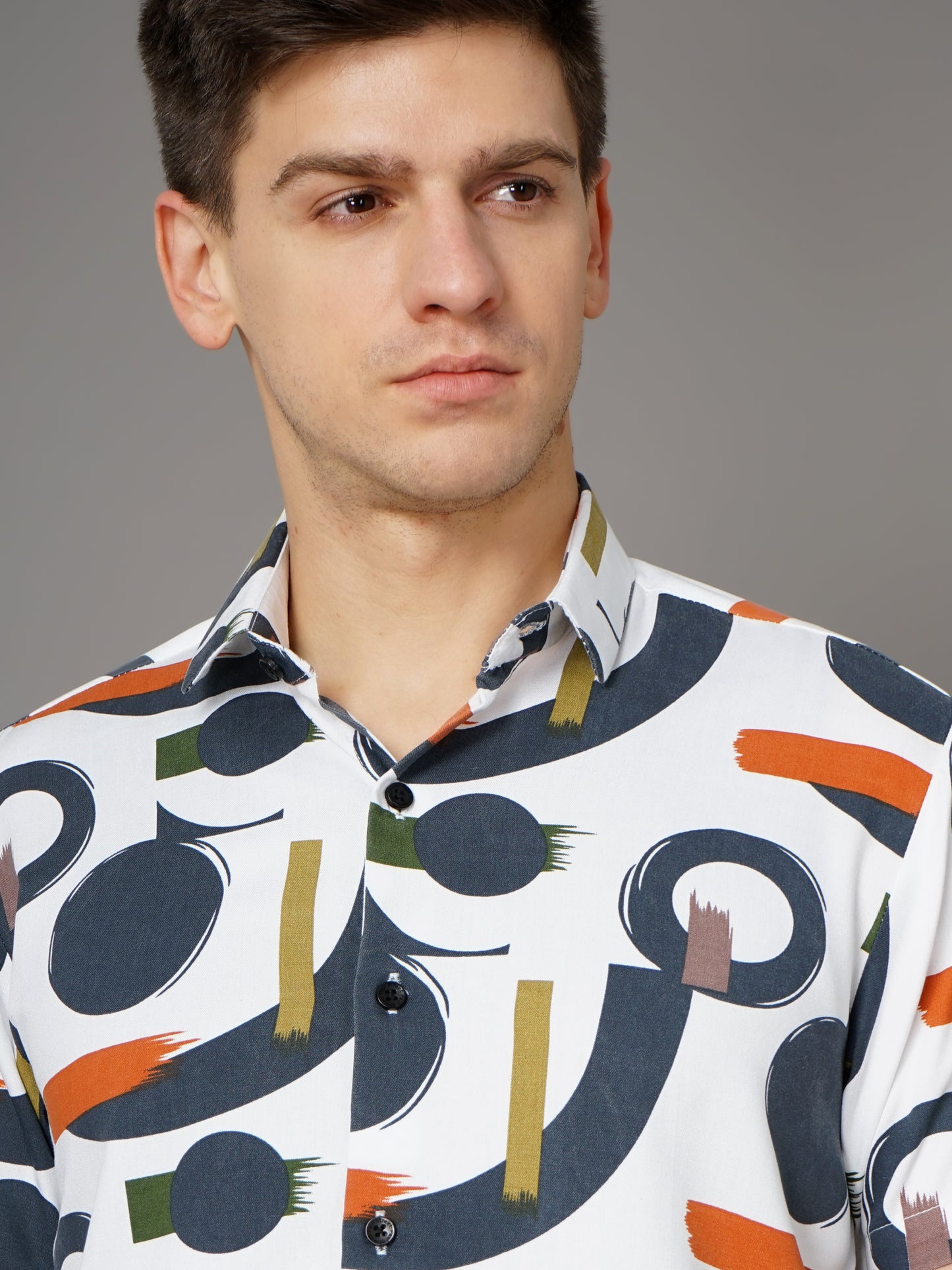 Cairo White-Green Shirt