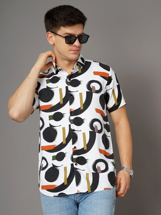 Cairo White-Black Shirt