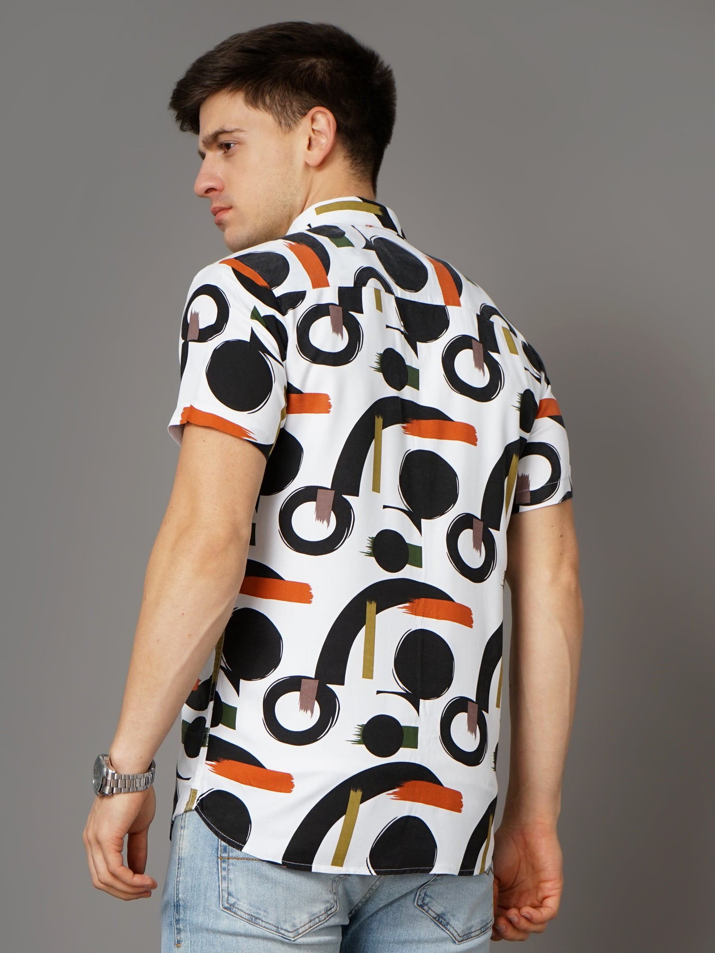 Cairo White-Black Shirt