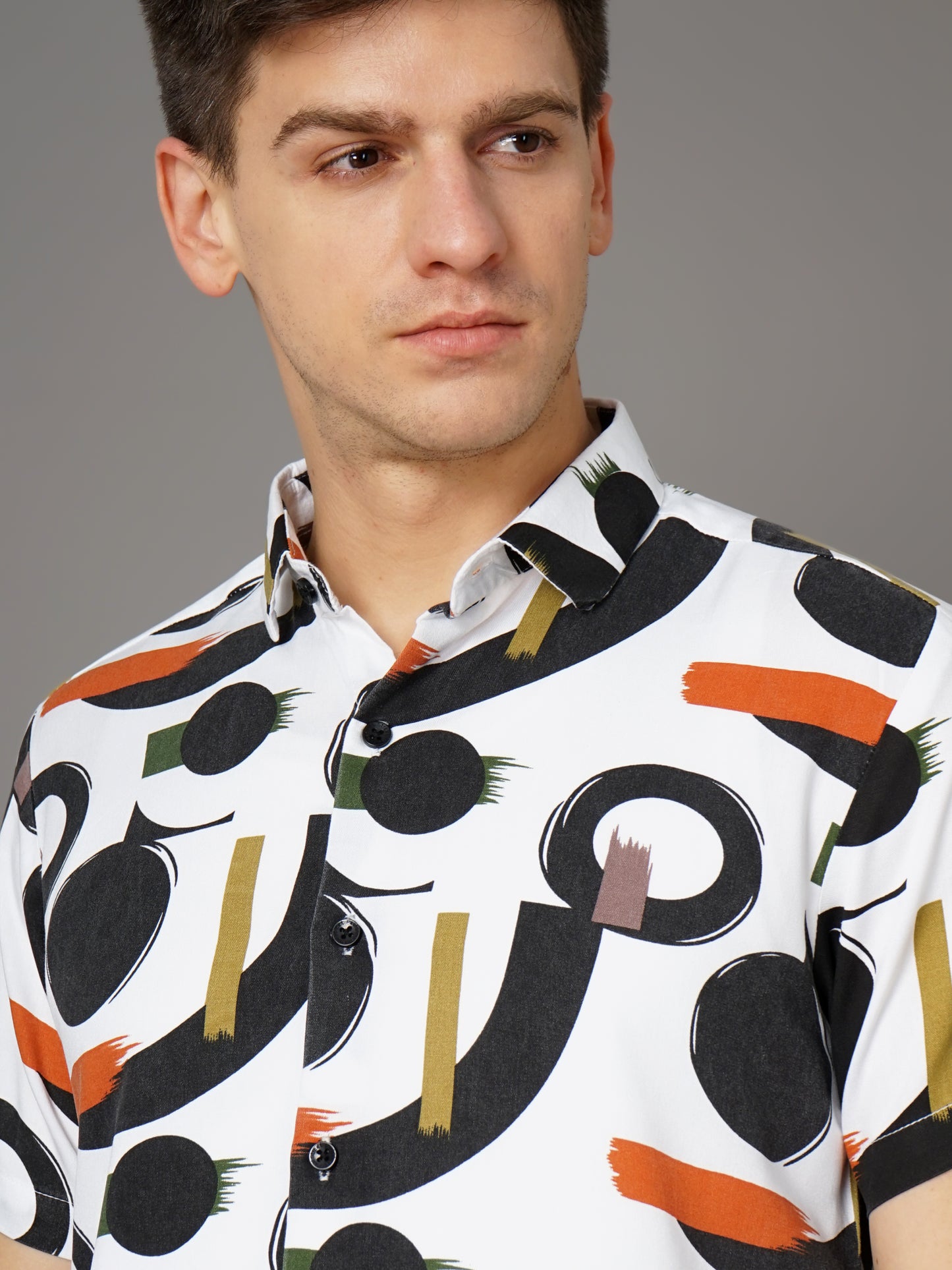 Cairo White-Black Shirt