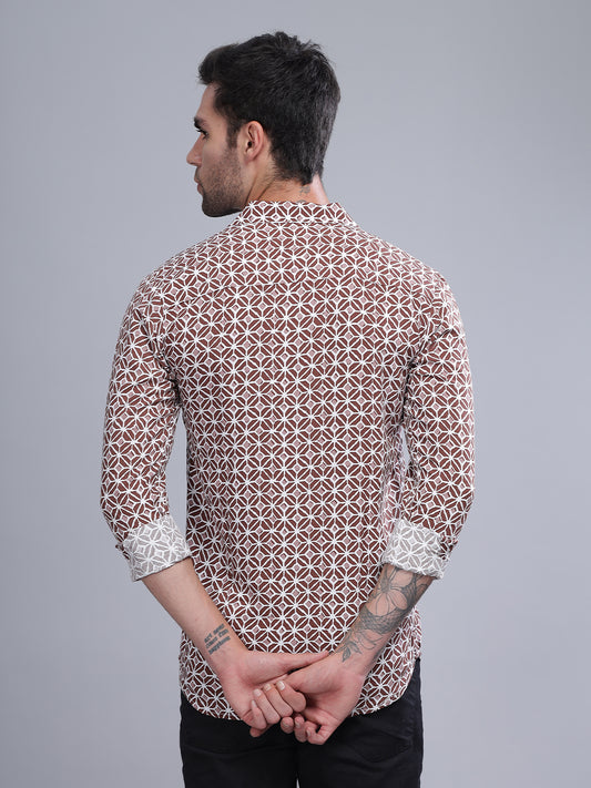 Nome Brown Rayon Shirt