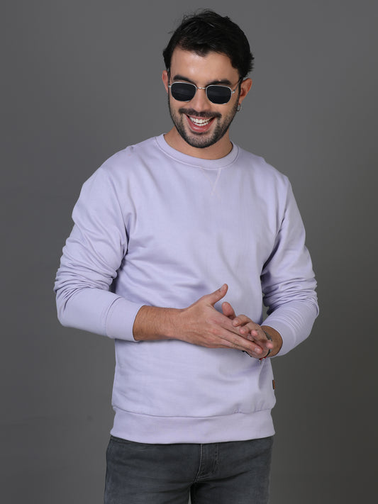 Lavender Plain Sweatshirt