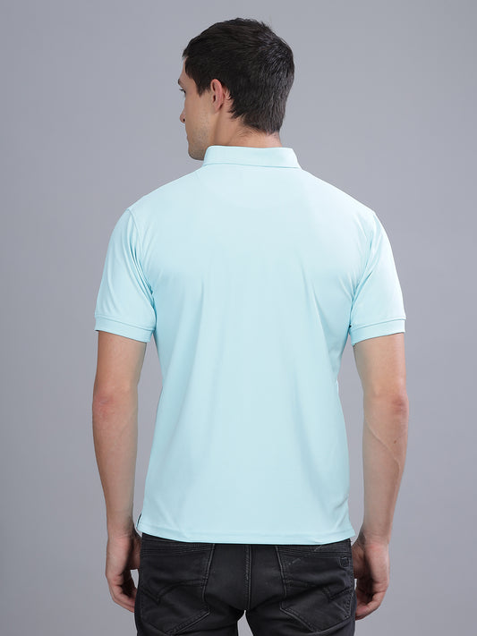 Mint Blue Dryfit Polo T-Shirt