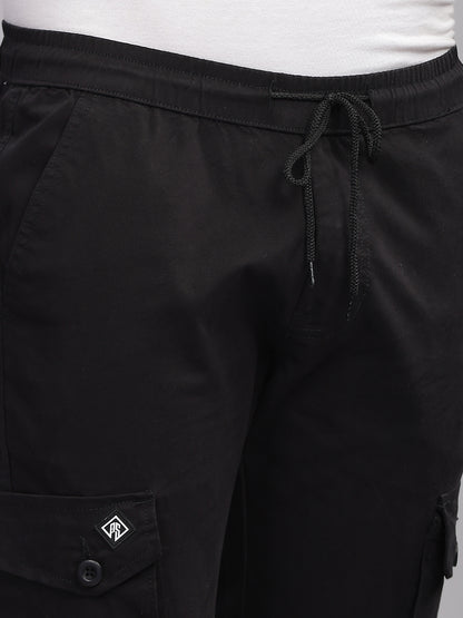 Aslant Black Cargo Pant