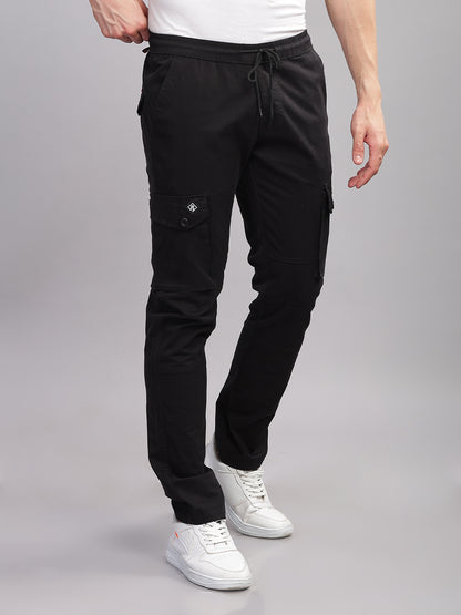 Aslant Black Cargo Pant