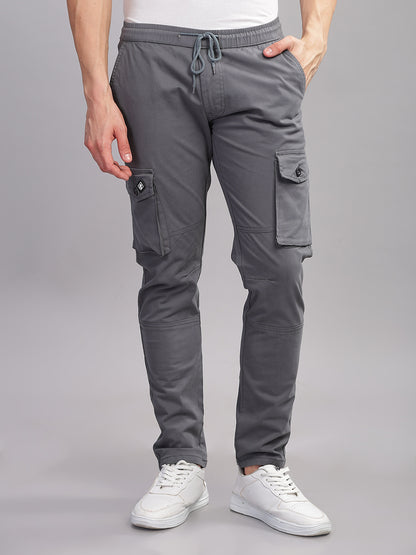 Aslant Dark Grey Cargo Pant