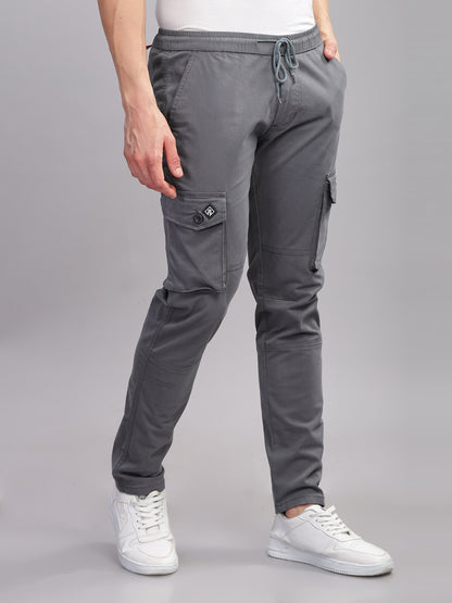 Aslant Dark Grey Cargo Pant