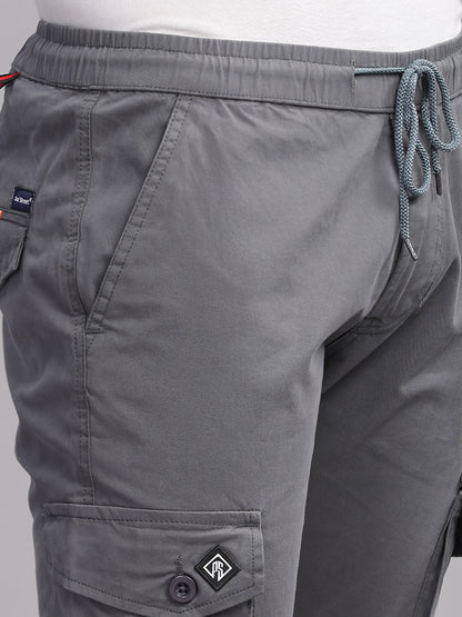 Aslant Dark Grey Cargo Pant