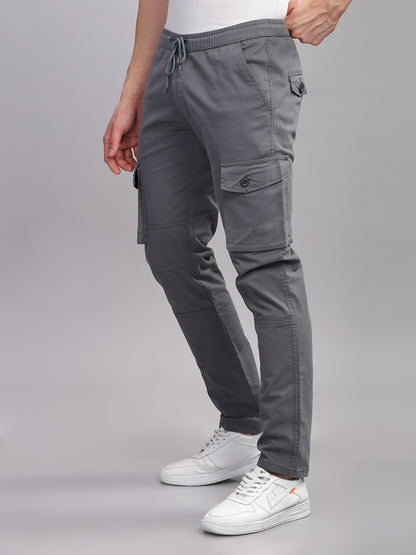 Aslant Dark Grey Cargo Pant