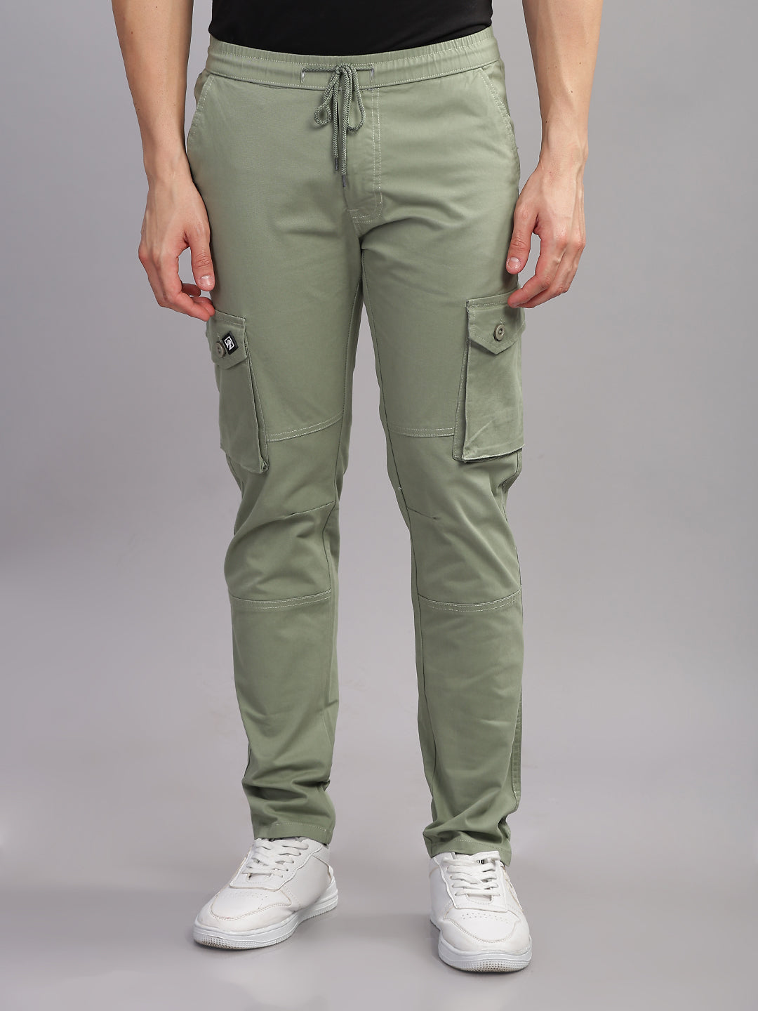 Aslant Green Cargo Pant