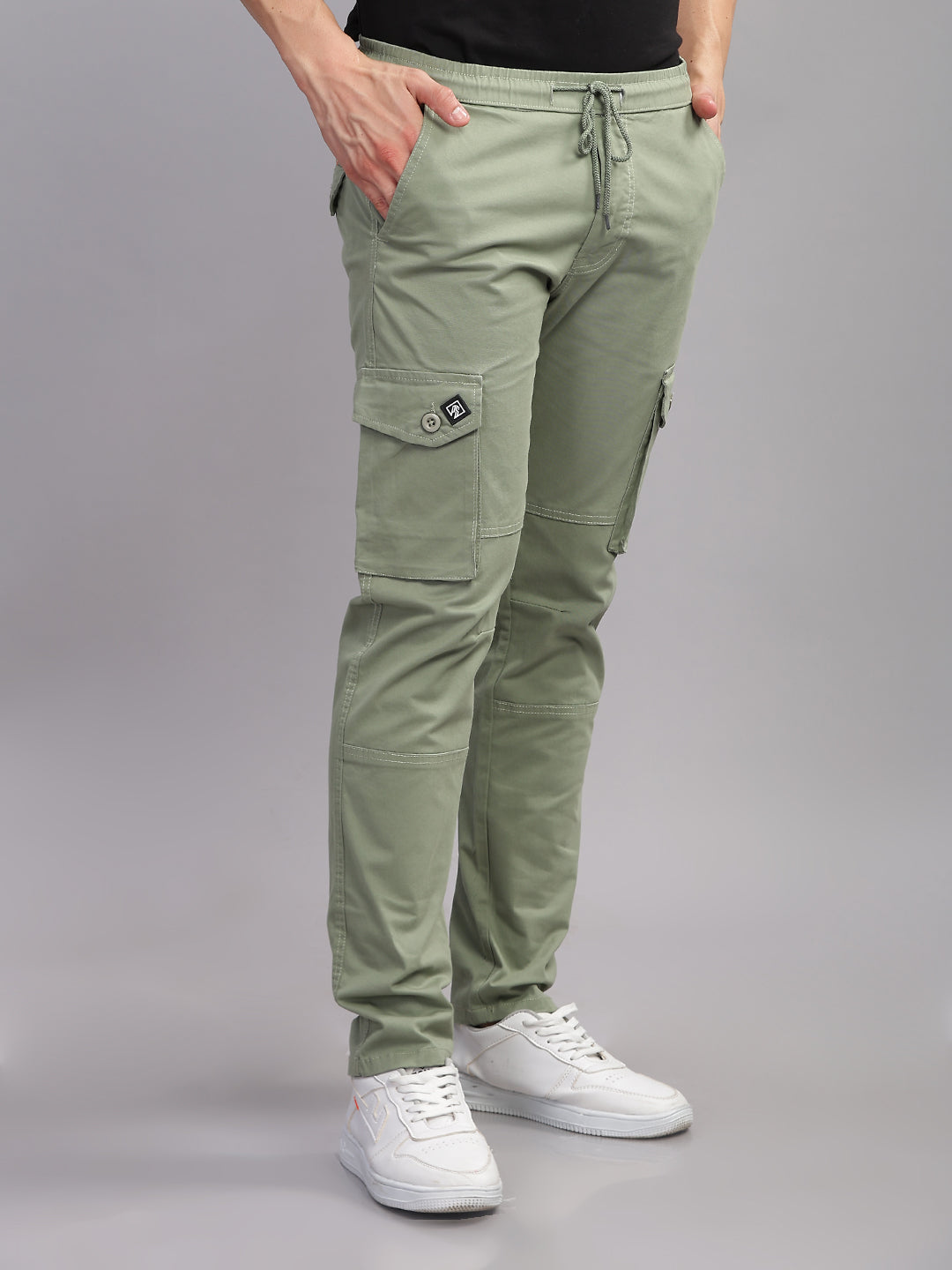 Aslant Green Cargo Pant