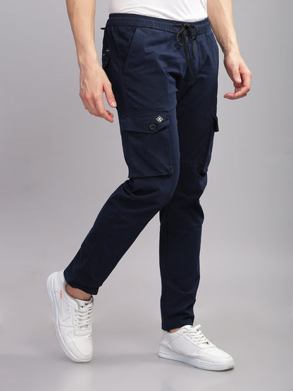 Aslant Navy Cargo Pant