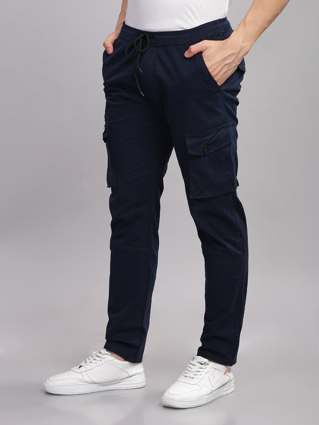 Aslant Navy Cargo Pant