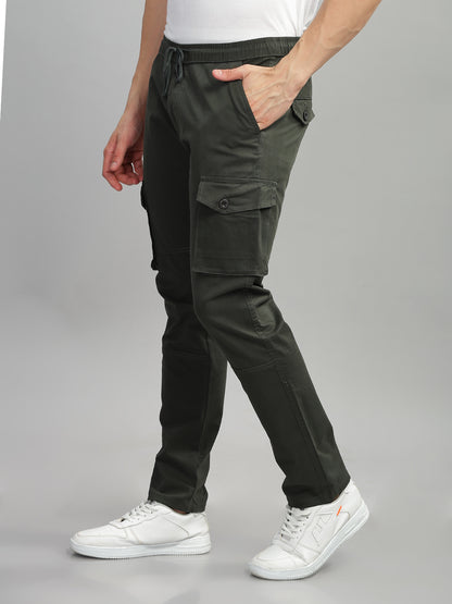 Aslant Olive Cargo Pant