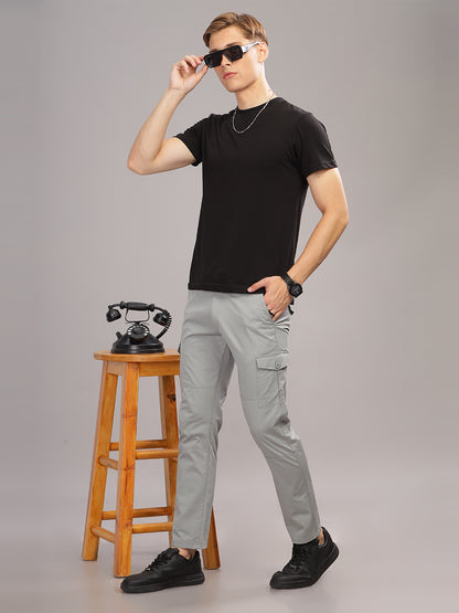 Suave Grey Cargo Pant