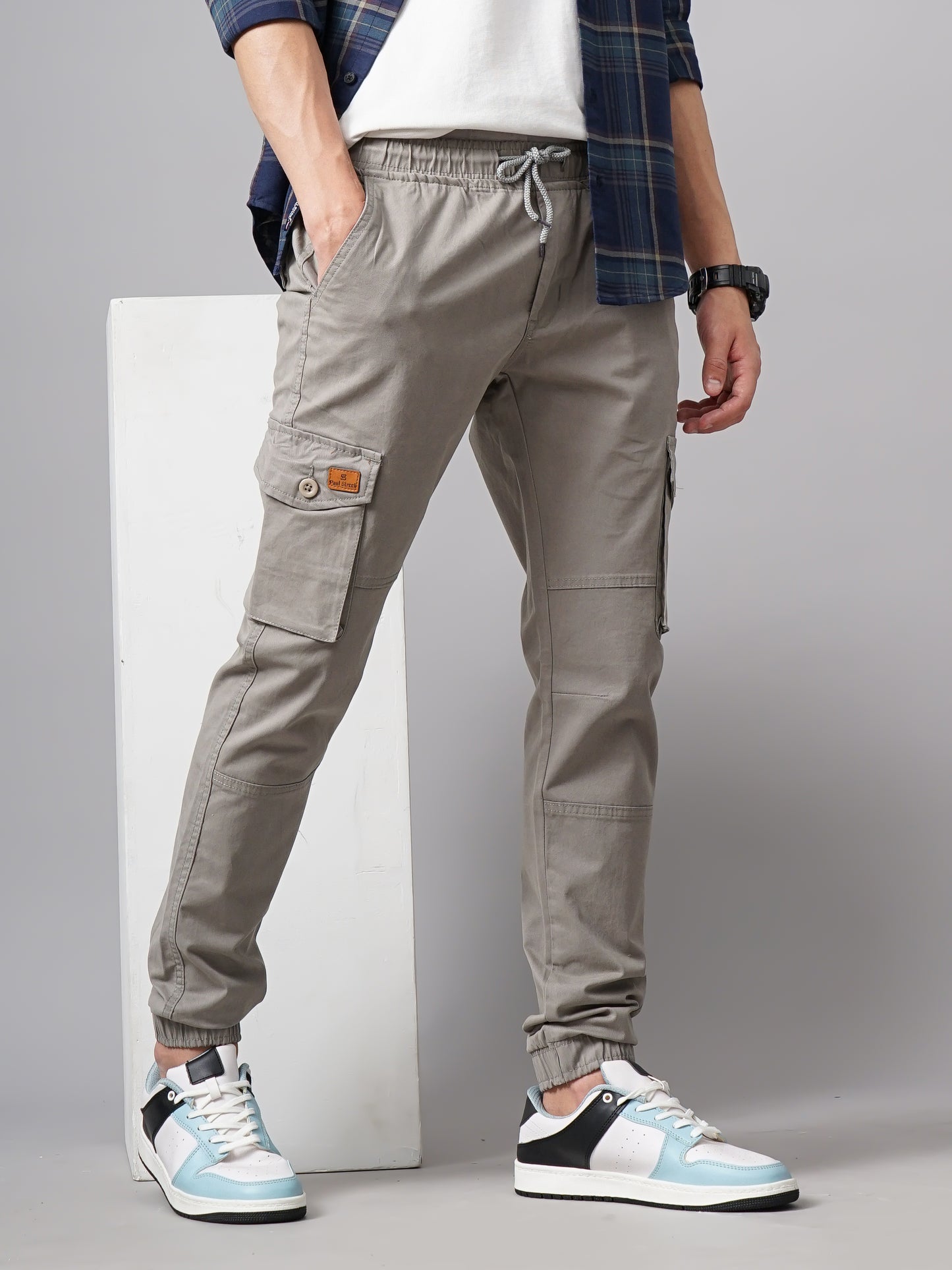 Aslope Grey Cargo Pant